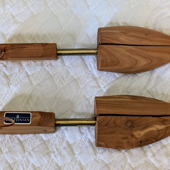 Designer Bostonian Aromatic Cedar Split-Toe Shoe Trees Size Large L - Picture 2 of 8